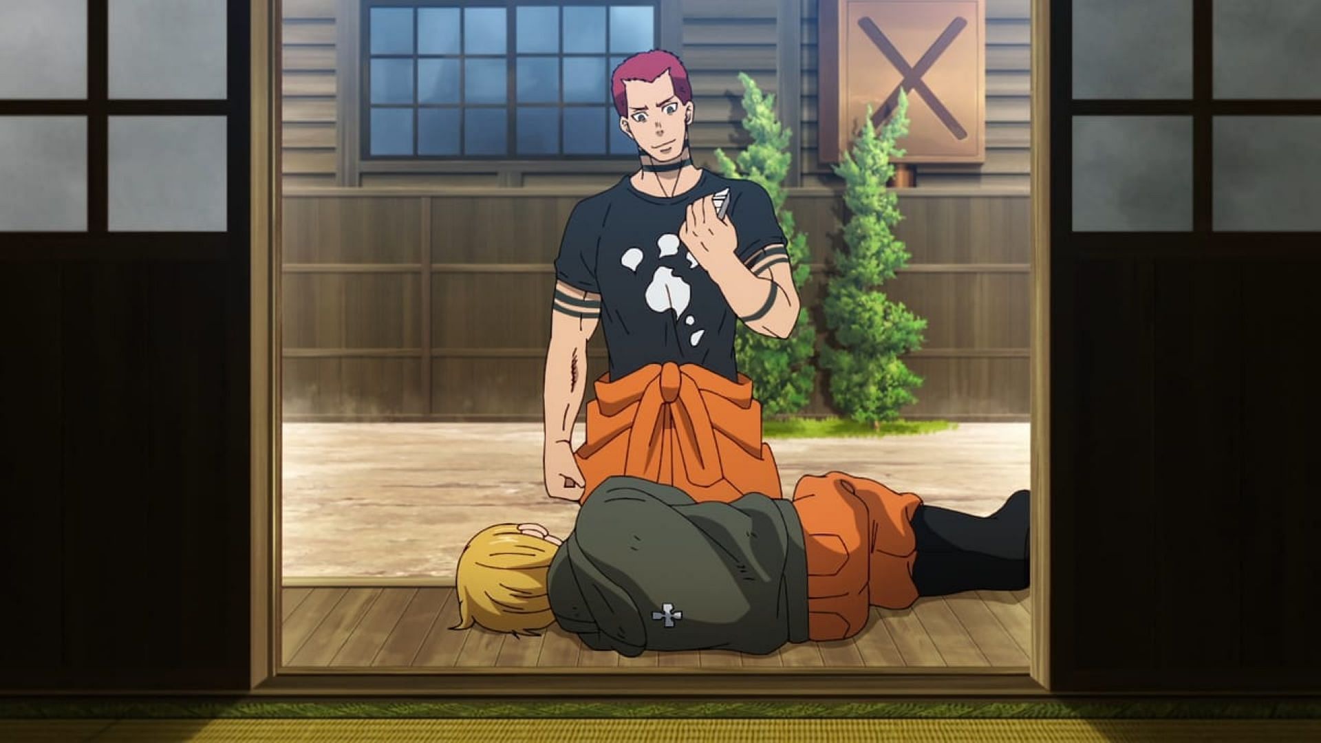 Arthur and Vulcan in the episode (Image via David Production)